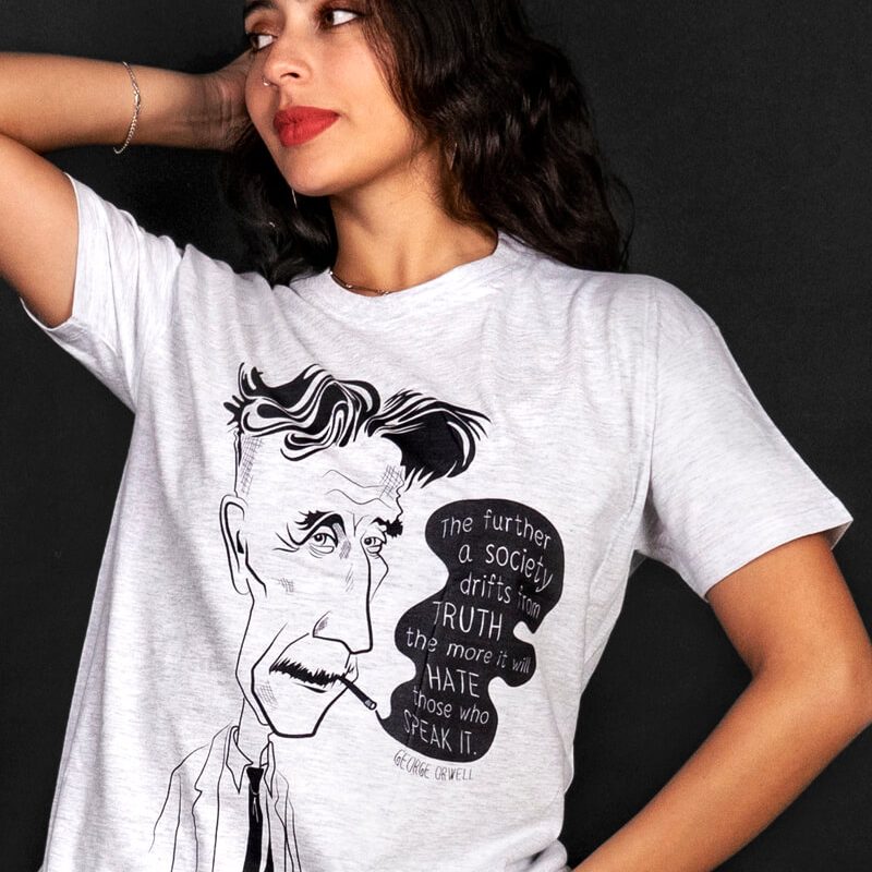 George Orwell T-shirt - 1984 Thoughtcrime Shirts | ALLRIOT