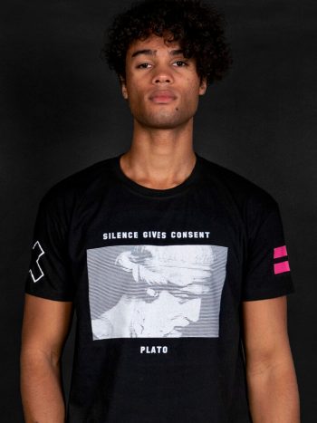 plato t-shirt silence gives consent