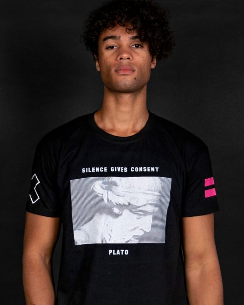 Silence Gives Consent Plato T-shirt