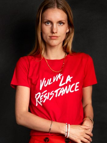 vulva la resistance t-shirt feminist revolution