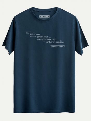 18 albert camus t shirt rebellion quote indigo