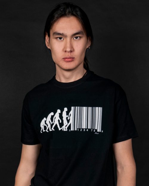 Regression of Man Barcode T-shirt