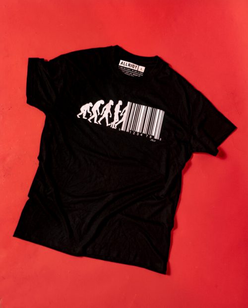 Regression of Man Barcode T-shirt