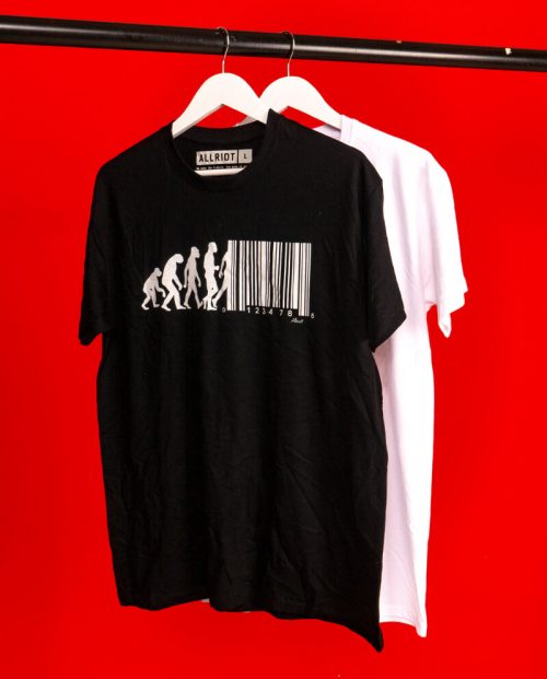 Regression of Man Barcode T-shirt