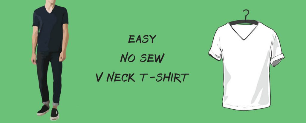 How to Alter a T-Shirt to Create a V Neckline 
