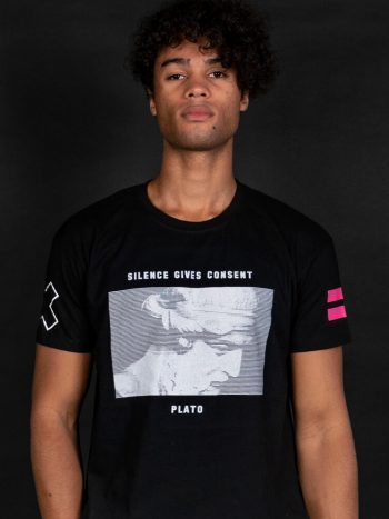 plato t-shirt silence gives consent