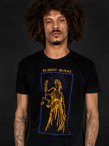 no justice no peace t-shirt clothing uk