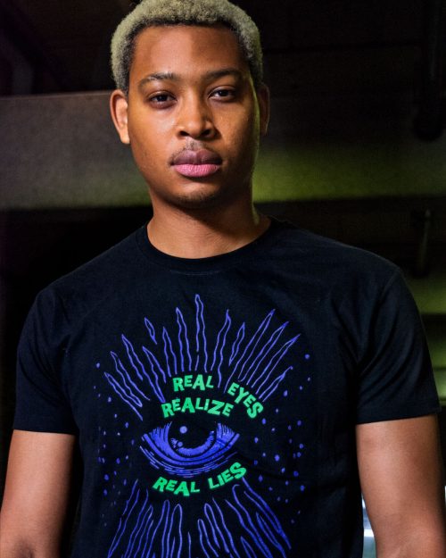 Real Eyes Realize Real Lies T-shirt