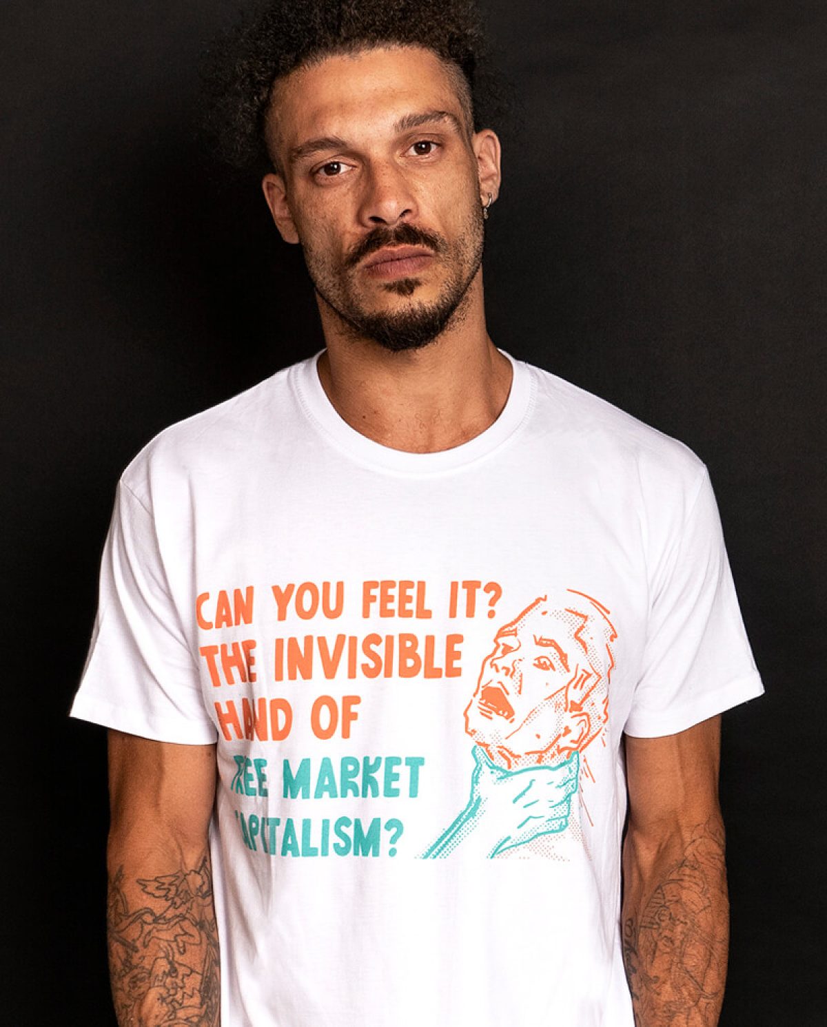 Invisible Hand of the Market T-shirt Anti Capitalism ALLRIOT