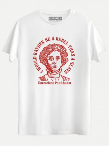 emmeline pankhurst t-shirt suffragette