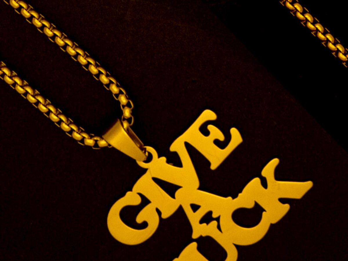 Give A Fuck Necklace - Political Jewellery | ALLRIOT