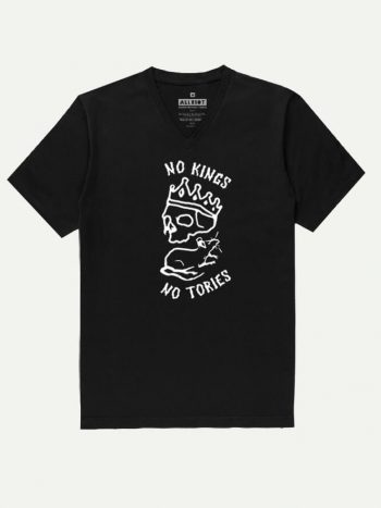 anti monarchy t-shirt v-neck