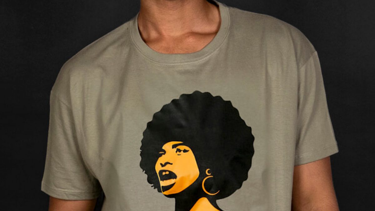 ANGELA DAVIS 売れ筋商品|||アンジェラ デイヴィス Tシャツ トップス レディース Tops Black Free Angela Davis T-shirt - Civil Rights Tees | ALLRIOT