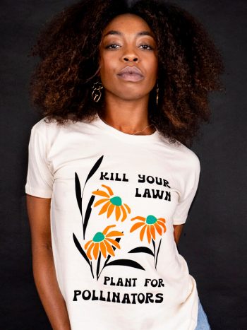 save bees plant for pollinators t-shirt