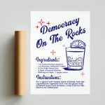 Democracy On The Rocks Poster