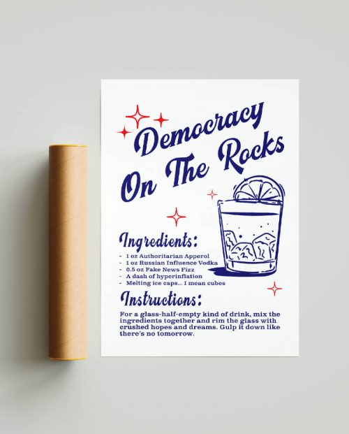 Democracy On The Rocks Poster