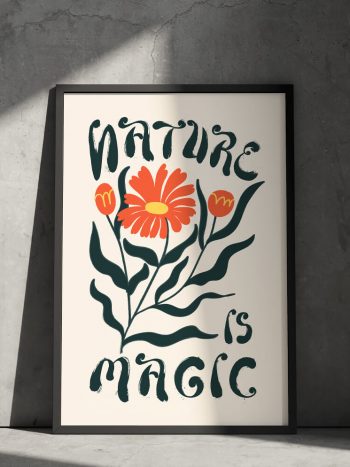 nature is magic environmental political wall art