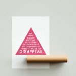 Pink Triangle LGBT+ Pride Poster