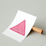 Pink Triangle LGBT+ Pride Poster