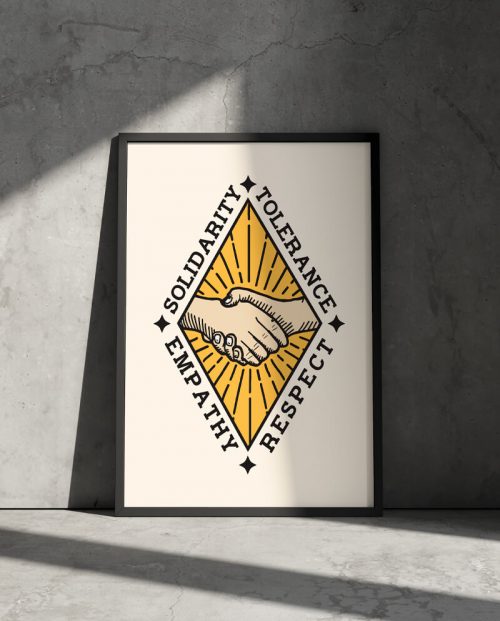 Solidarity Empathy Tolerance Respect Poster