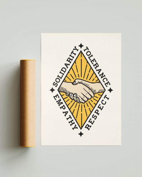 Solidarity Empathy Tolerance Respect Poster