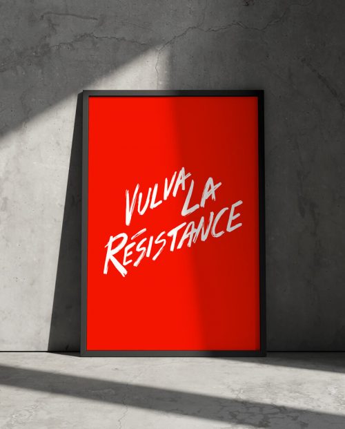Vulva la Resistance Poster