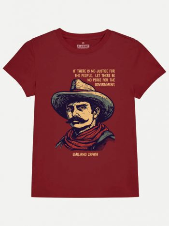zapatista womens tee justice for people