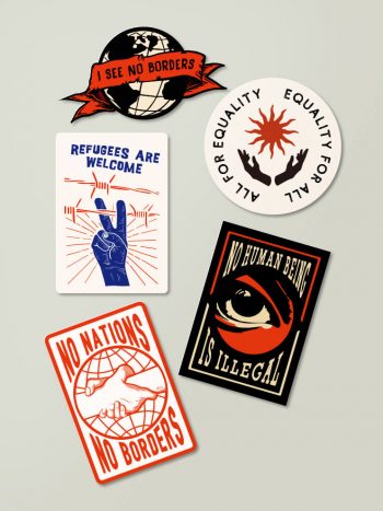 refugees are welcome sticker pack refugees are welcome sticker pack