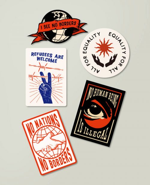 Refugees Are Welcome Sticker Pack