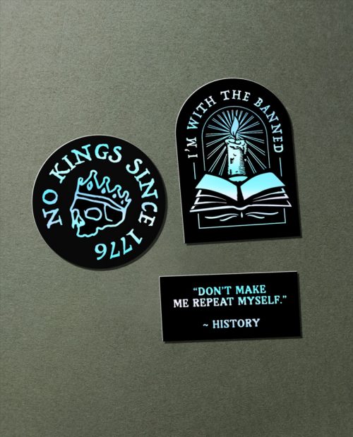 Anti-MAGA Holographic Sticker Pack