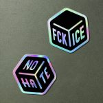 Anti-ICE Holographic Sticker Pack
