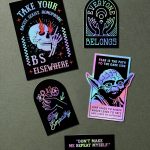 Love Not Hate Holographic Sticker Pack