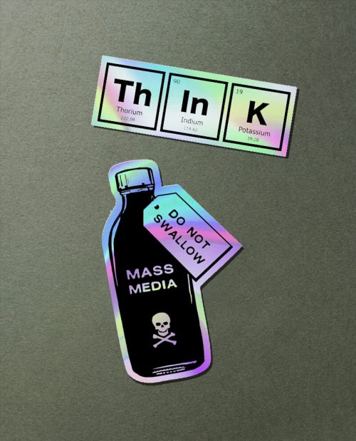 Anti Propaganda Holographic Sticker Pack