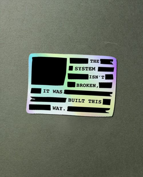 Anti-Establishment Holographic Sticker Pack