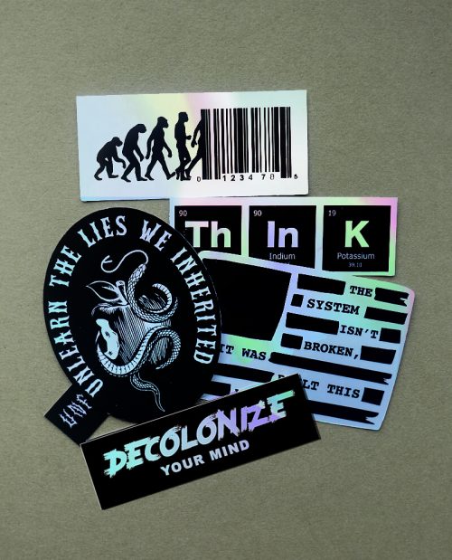 Anti-Establishment Holographic Sticker Pack
