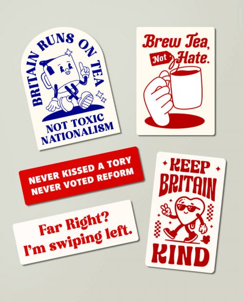 Anti-Reform Sticker Pack - UK Politics