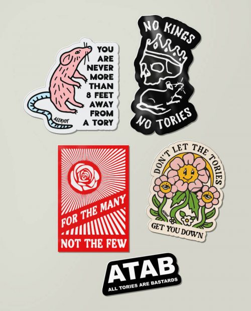 Anti-Tory Sticker Pack