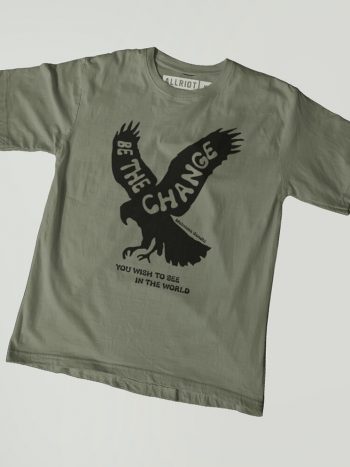 be the change mahatma gandhi t-shirt