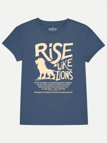 rise like lions anarchy poem womens t shirt