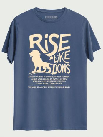 rise like lions percy shelly poem tshirt