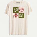 People Planet Peace T-shirt - Green Party Slogan