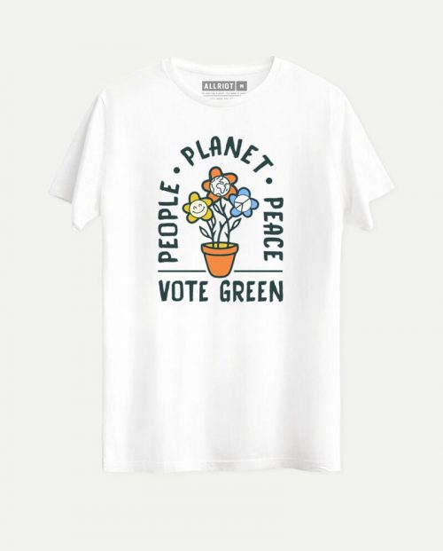 People Planet Peace - Vote Green T-shirt