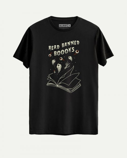 Read Banned Boooks Halloween T-shirt