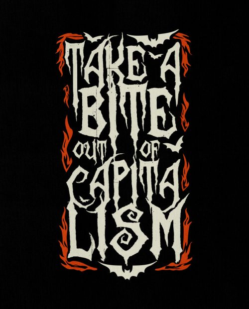 Take A Bite Out Of Capitalism Halloween T-shirt