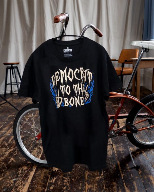 Democrat To The Bone Halloween T-shirt