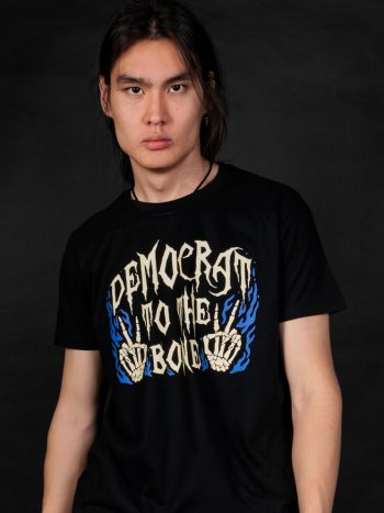 halloween t-shirt democrat to the bone political