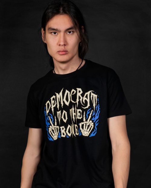 Democrat To The Bone Halloween T-shirt