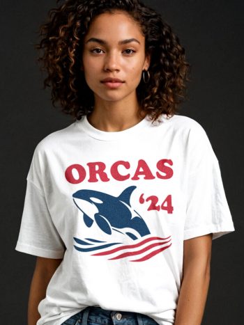 orcas 2024 third party candidate t-shirt