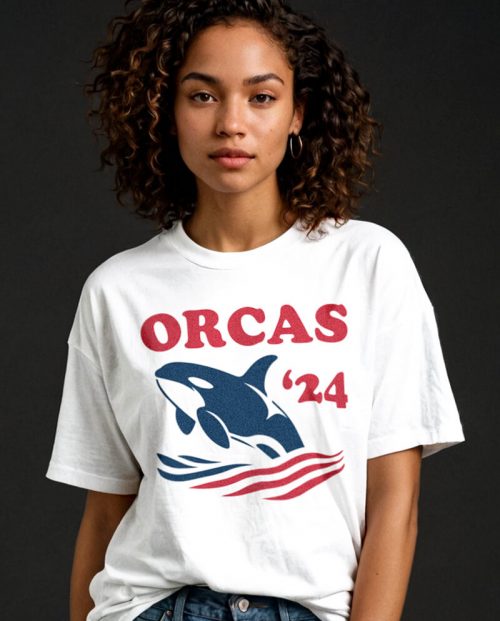 Orcas for President ‘24 T-shirt