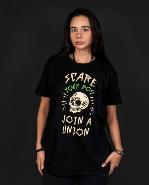 Scare Your Boss, Join A Union Halloween T-shirt